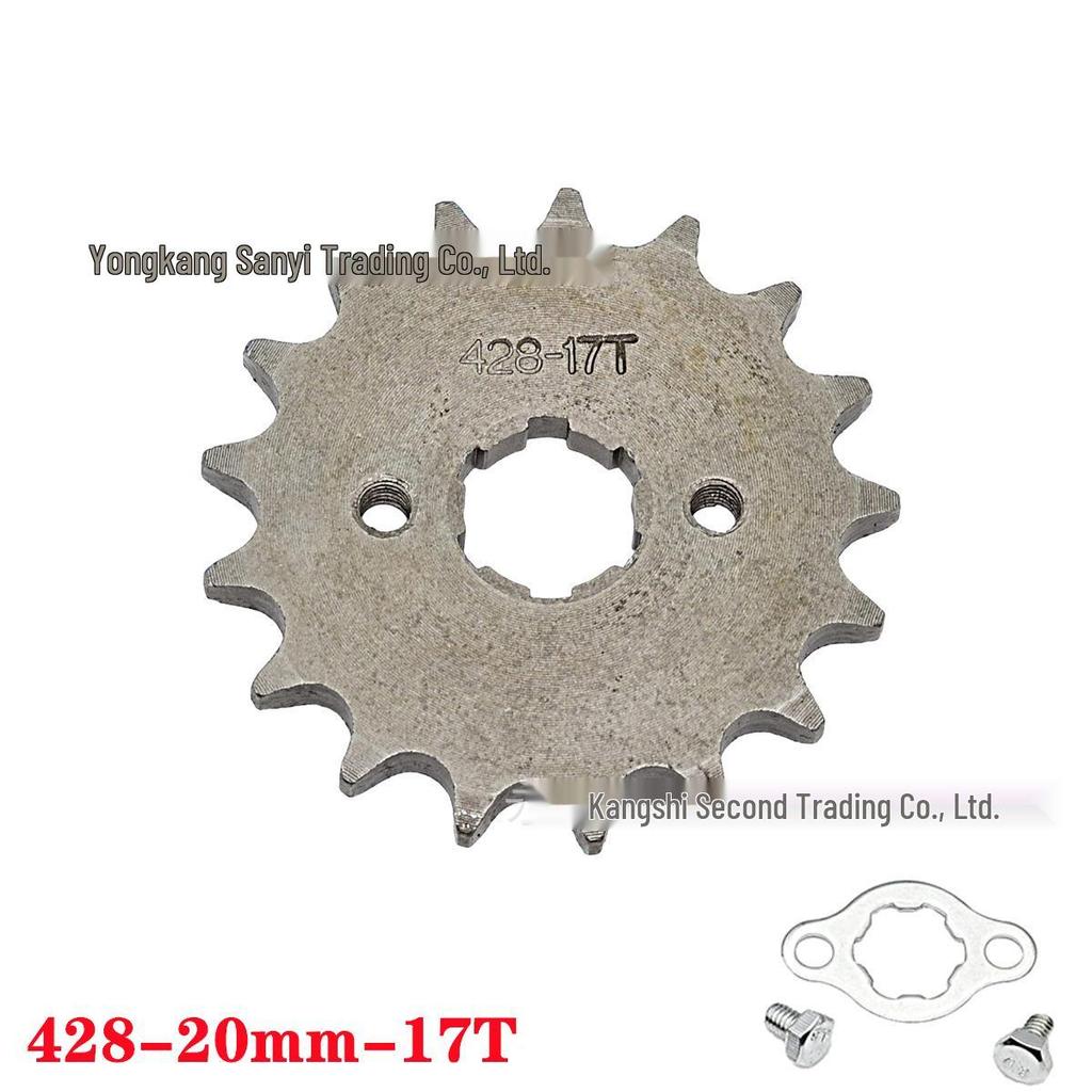 428 Type Motorcycle Engine Small Chain Sprocket, 10-19 Teeth Variable Speed Freewheel Modification Gear Parts