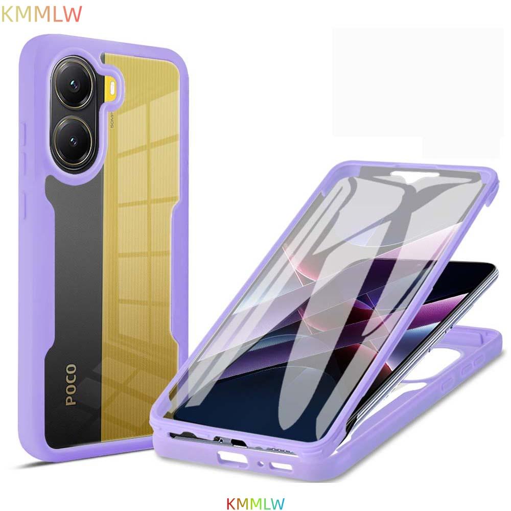 360 Двусторонний Чехол для Телефона с Полной Защитой для Mi POCO X8 Pro Max X7 X6 X5 X3 Pro NFC Тонкий Прозрачный Задний Чехол