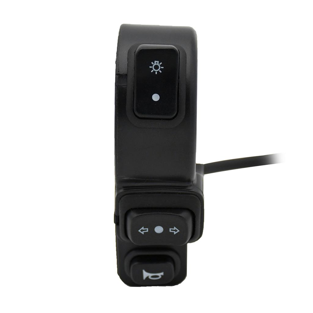 Переключатель поворота фары мотоцикла Переключатели включения/выключения звукового сигнала фары мотоцикла Переключатель поворота звукового сигнала 3-в-1