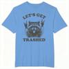 Unisex Tshirts Funny Lets Get Trashed Raccoon Graphic Tee Fashion Summer Animal Lovers Daily Tshirt Trash Panda Sarcastic Top