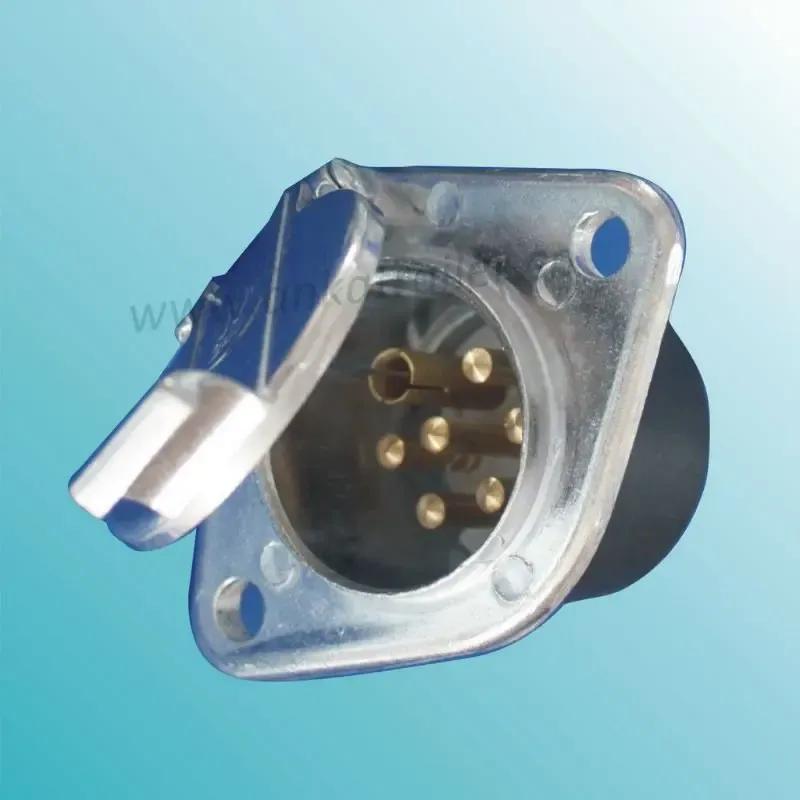 24V 7P S Type Trailer Socket Plug Truck Trailer Interface Converter for Heavy Duty Vehicles