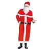 Adult Men Santa Claus Xmas Dress Up Hat Robe Belt Cloak Sets Christmas New Year Cosplay Costumes Performance Role Play Outfit
