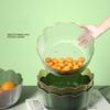 Многофункциональная большая емкость для фруктов, прозрачная пластиковая фруктовая чаша, штабелируемая салатница, хранение в гостиной, поднос для фруктов