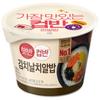 [CJ] HATBAN Korean Cup Rice Cupban  Kimchi Flying Fish Roe Rice 216g