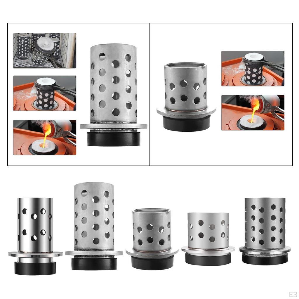 Casting Flask for Jewelry Making, Vacuum Investment Tool with Stainless Steel Design
