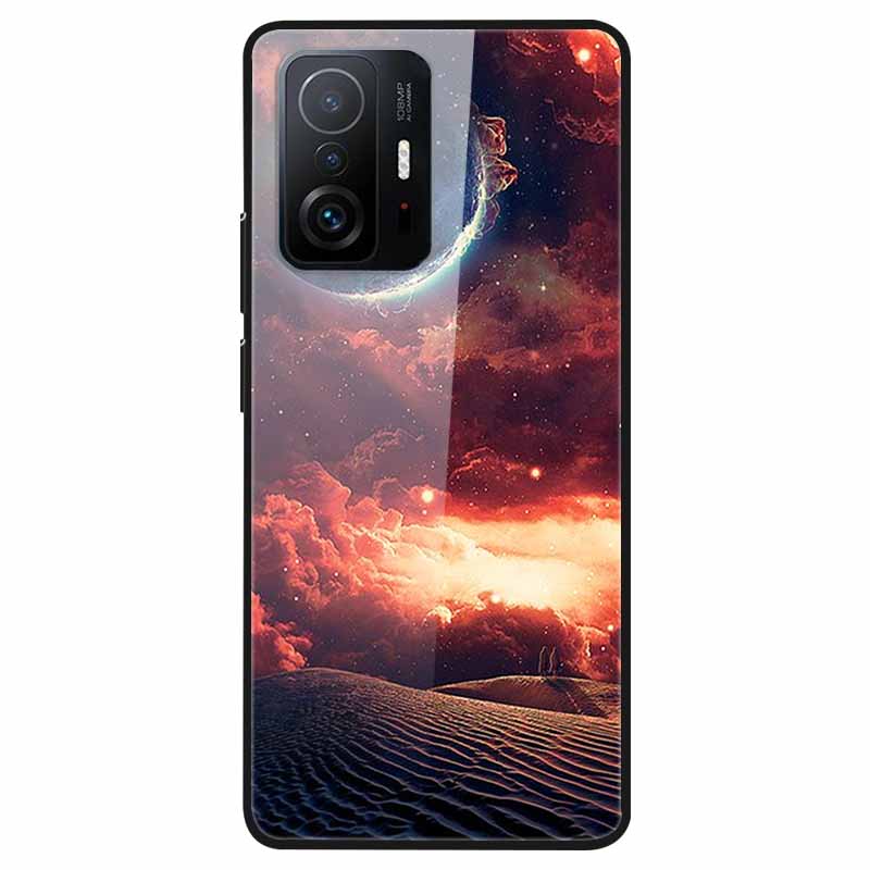 Роскошный чехол для Xiaomi Mi 11T Pro Чехол Закаленное Стекло Чехол для Xiaomi 11T 11 T Pro Чехол для Телефона Xiaomi 11TPro Fundas 2021