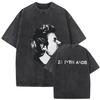 Vintage Washed Dani Martin Lo Que Me De La Gana Album  Graphic TShirt Men Women Gothic Fashion Washed Vintage Loose soft