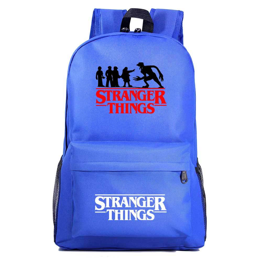 Школьный рюкзак Stranger Things, мужской и женский повседневный рюкзак CLE