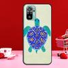 Чехол с милыми черепашками для Xiaomi Redmi 10 9 9A 9C 9T, задняя крышка для Redmi Note 11 Pro 8 9 10 Pro 9S 10S 11S