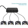 Gamecube Controller Adapter - Nintendo - 4 Ports - Compatible Wii U and Switch - USB Black