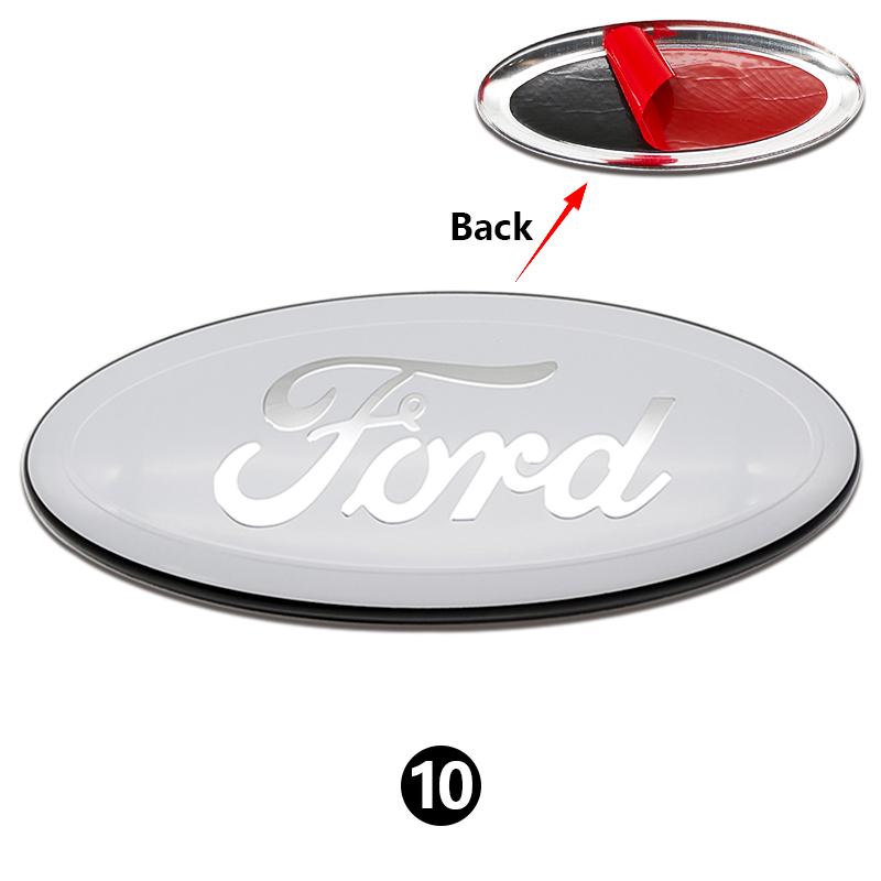 3D Aluminum Front Rear Badge Emblem Overlay 22.5cm For Ford F150 Ranger Explorer Transit Auto Truck Tuning Styling Accessories