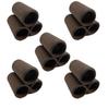 ST TS Aquarium Fish Tank Hideout Clay Pipe Tunnel for Shrimp, Goldfish, Medaka, and Octopus, Ornament, Decorative Ornament (5 Clay Pipes)