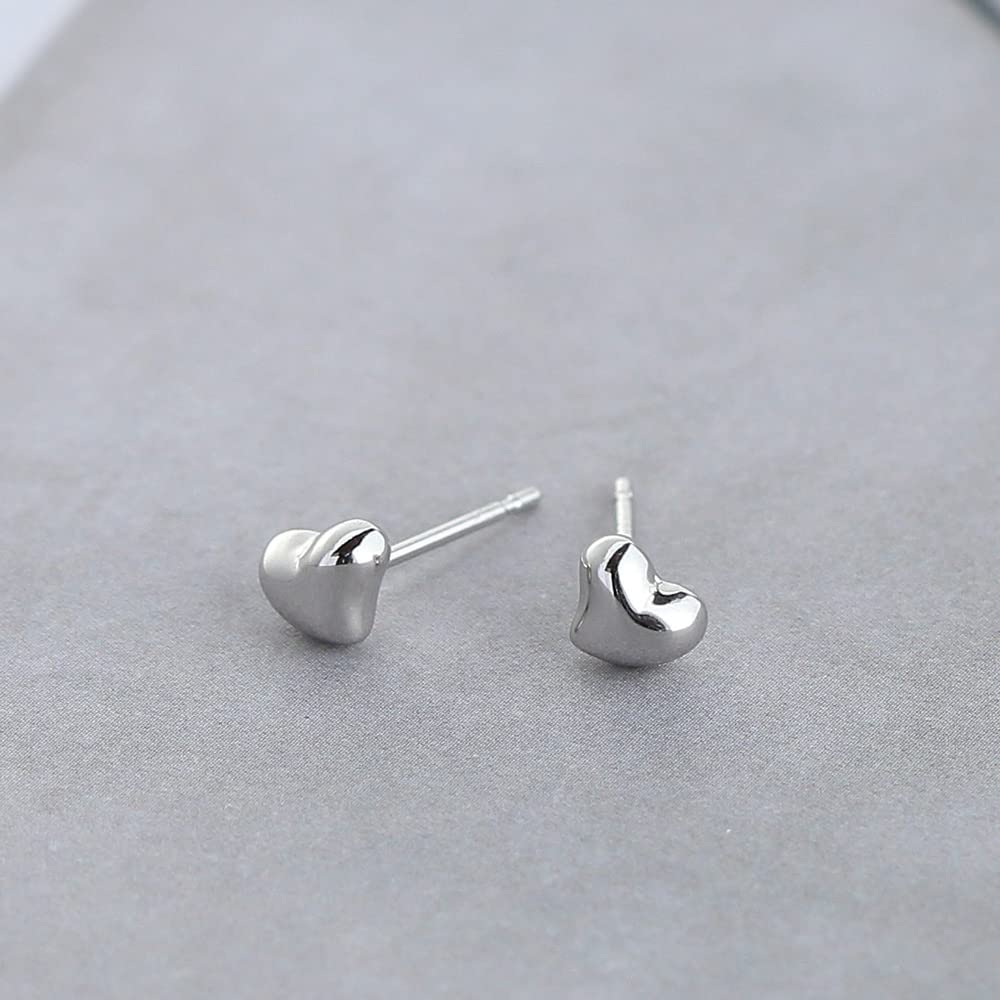 Платиновые серьги Серьги-сердечки для женщин Популярный металл Аллергенный бренд Pt900 Гарантия 3 года включена