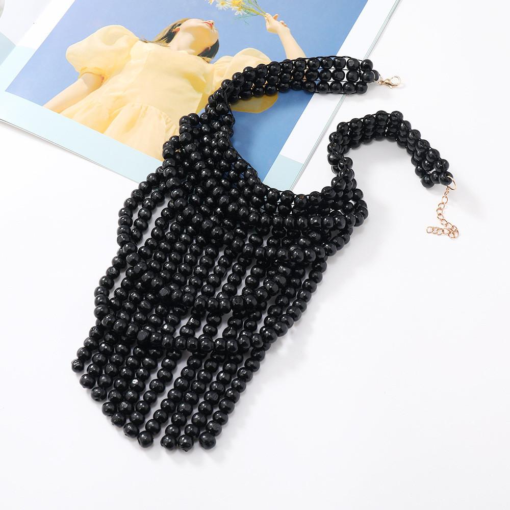 Ethnic Style Wooden Jewelry With Geometric Pendant For Casual Wear