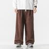 Autumn and Winter Large Size Japanese Retro Men's and Women's Casual Pants Straight-leg Pants Wide-leg Pants
