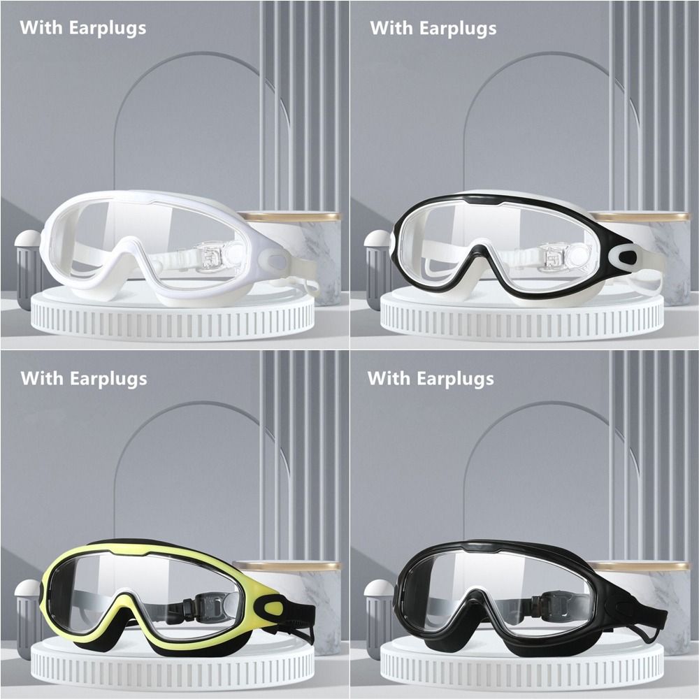 Рамка Силиконовые Плоские Очки для Дайвинга с Широким Обзором Очки для Плавания Очки для Плавание