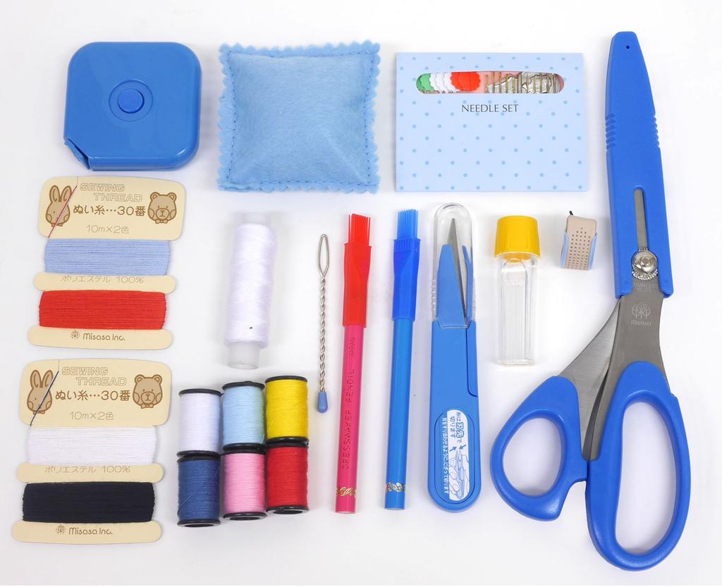 Швейный набор Misasa Швейный набор Полосатая сумка на молнии L 8240