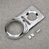 NEW-Motorcycle Dash Panel Insert Trim Cover Accessories For  Dyna Softail Fat Boy Chrome