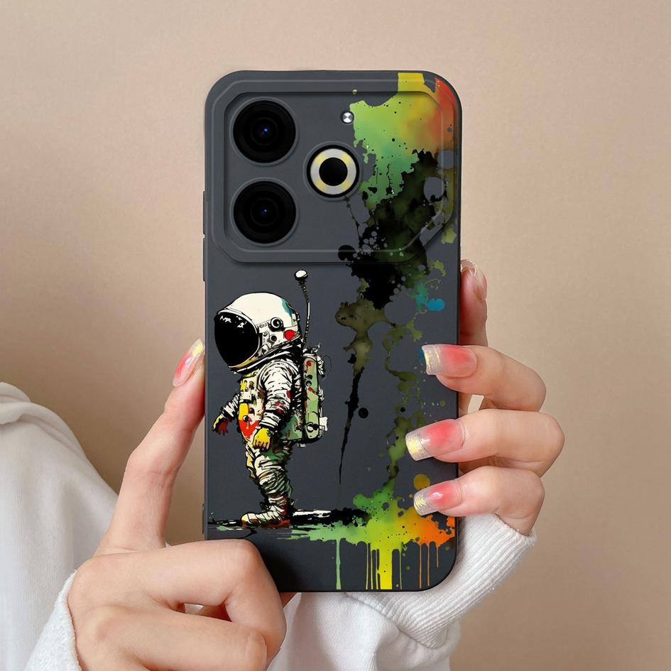 Чехол для телефона Tecno Camon 30 Pro Spark 20 Pop 8 Hot 40i Pova 6 Neo, задние чехлы с красивыми цветами и растениями, мягкий силиконовый бампер с защитой от падения, корпус корпуса