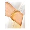 Браслеты Ajda из стали и золота, 4 шт.