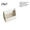 Solid Wood Storage Bin Box with Handle, Large Capacity Open Portable Souvenir Design, Texture Durable Organizer, for Desktop And Souvenirs Wooden