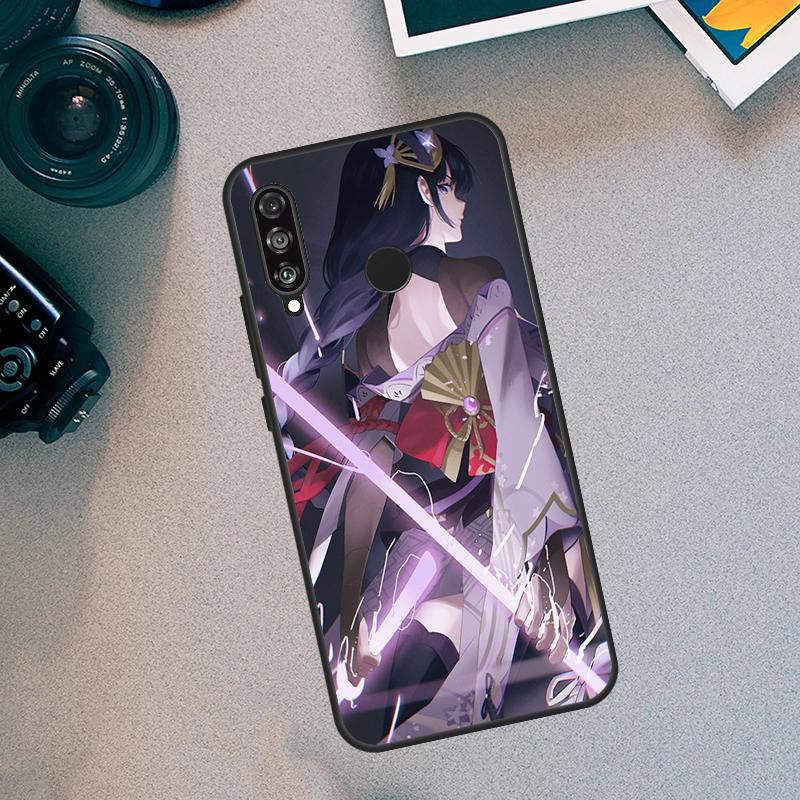 Чехол для Huawei Nova 9 10 SE 8i 12i 11i 12s Y73 Y72 Y61 Y91 Y90 Y70 Y60 P30 P40 Lite P60 Pro с изображением Райдэн Сёгун из Genshin Impact