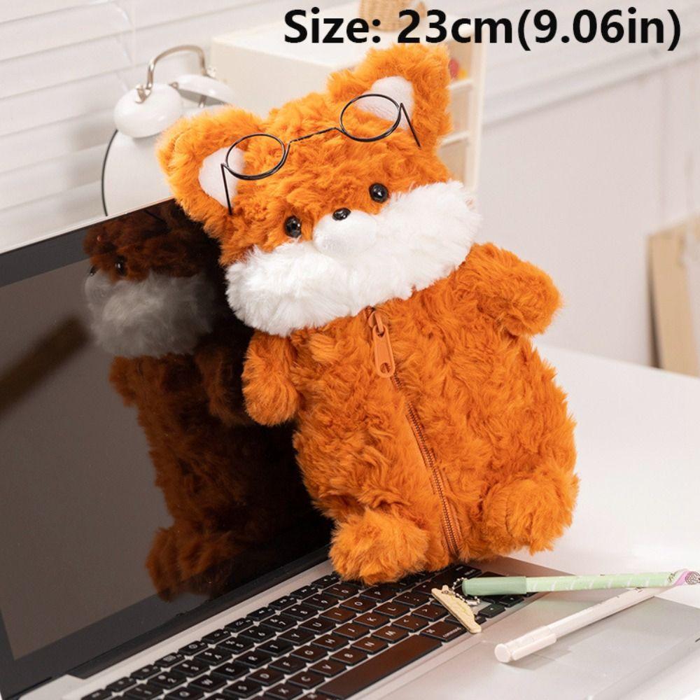 Школьные канцелярские принадлежности сумка для хранения канцелярских принадлежностей плюшевый пенал милый органайзер для канцелярских принадлежностей