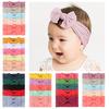 5 Pcs/Set Baby Girl Turban Bowknot Wide Kids Newborn Hat Elastic Headbands Hair Band for Girls Solid Color Baby Hair Accessories
