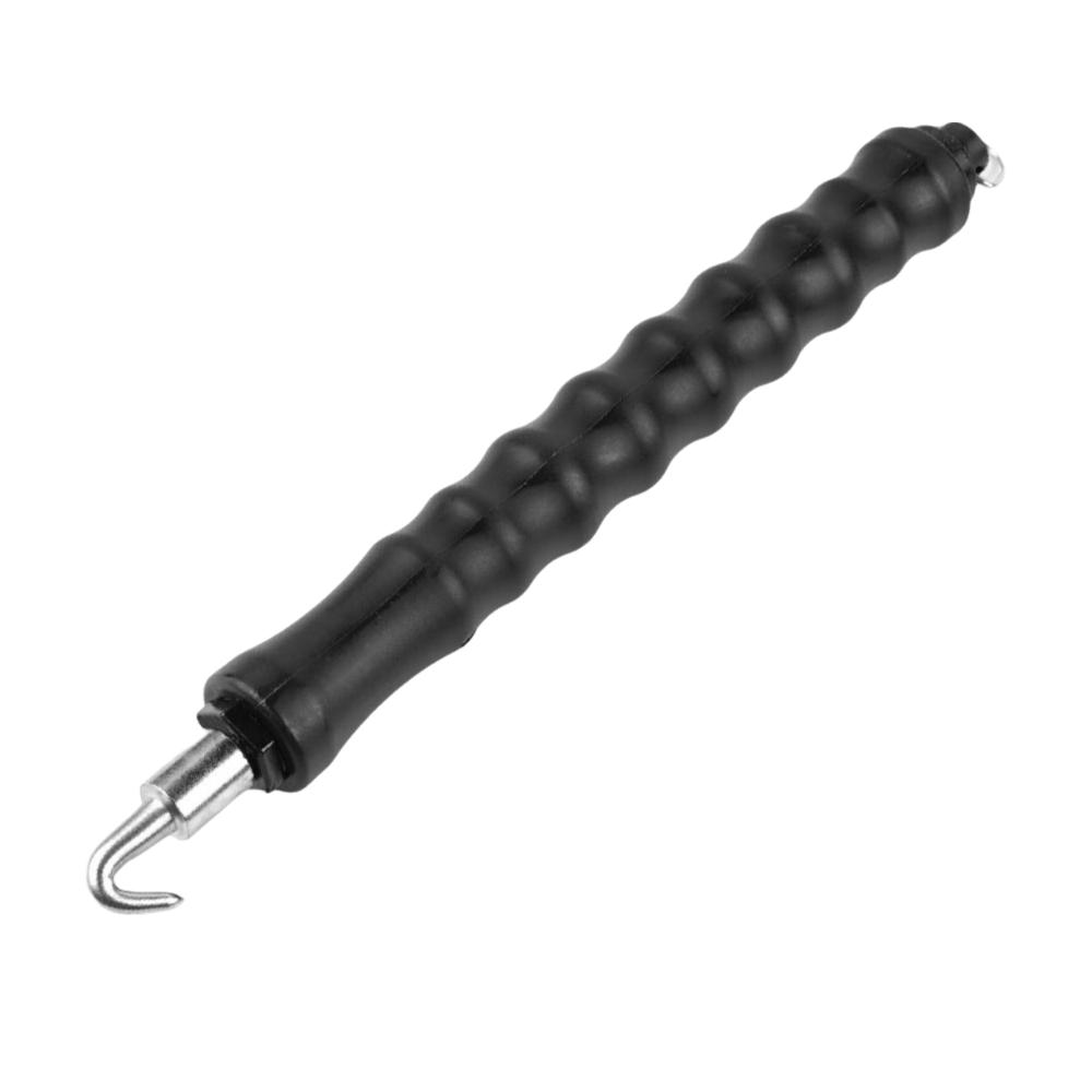 Soft Grip Handle Steel Bar Tying Hook Heavy-Duty Rebar Tie Wire Twister Construction Site