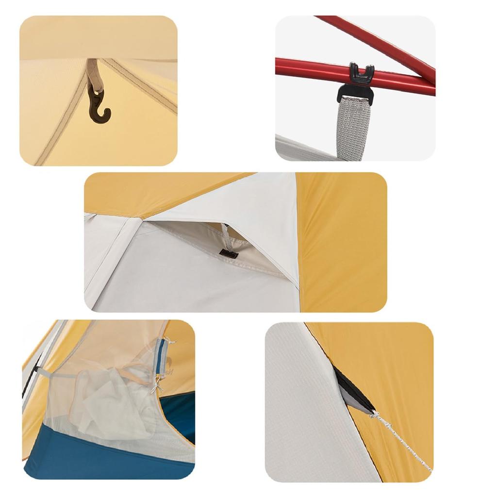 Naturehike Official Shop Палатка для 2-3 человек, одиночная, горная, с двойной стенкой, с передним водонепроницаемым мешком для хранения, для кемпинга на 3 человека, легкая,