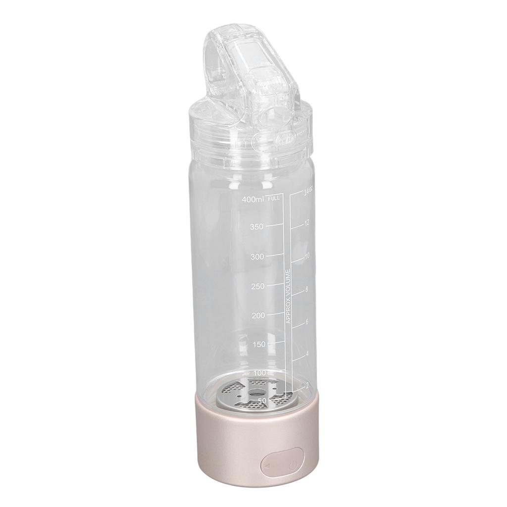 5V Hydrogen Water Bottle 400ML Capacity 1600?2000ppb Rechargeable Portable Hydrogen Water Generator