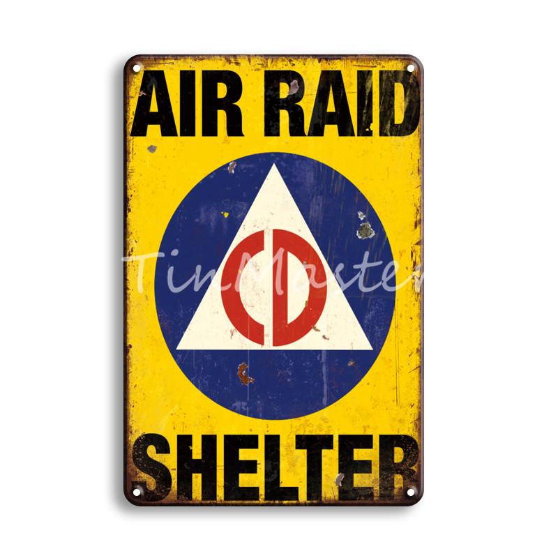 RADIATION FALLOUT SHELTER металлическая жестяная вывеска винтажный домашний декор яйца ретро металлический плакат парикмахерская человек пещера настенное украшение