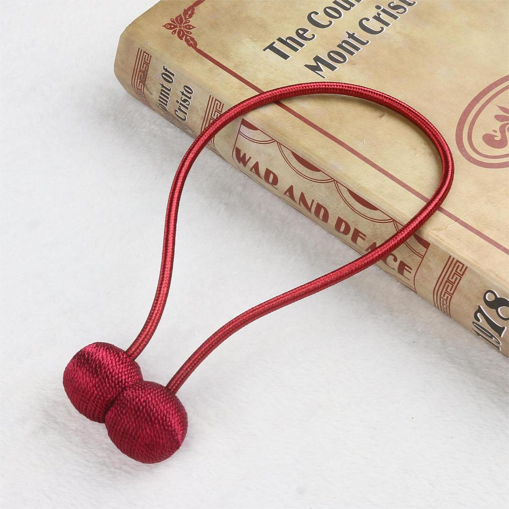 Magnetic Luxury Headphone Curtain Tie with Rope Buckle