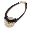 [D7762] - Designer Bracelet 'Zen' White Black