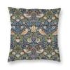 William Morris Vintage Floral Cushion Cover 40x40cm Velvet Modern Pillow Cases for Sofa Pillow Covers Decorative