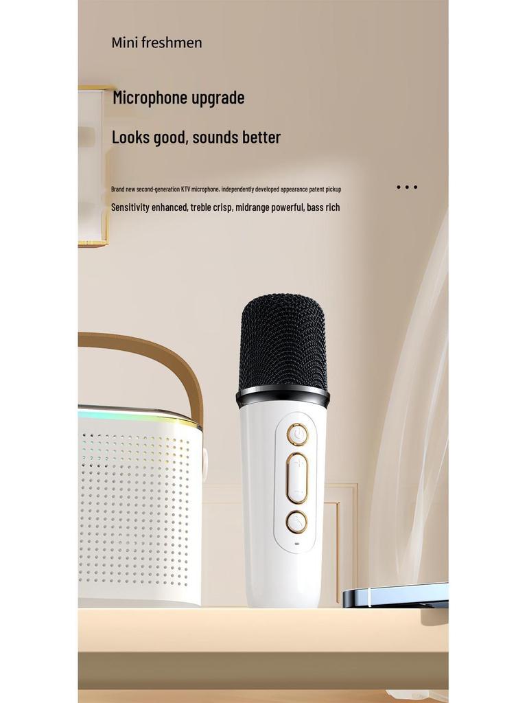 Беспроводной Bluetooth детский домашний KTV микрофон и динамик, комплект Y1