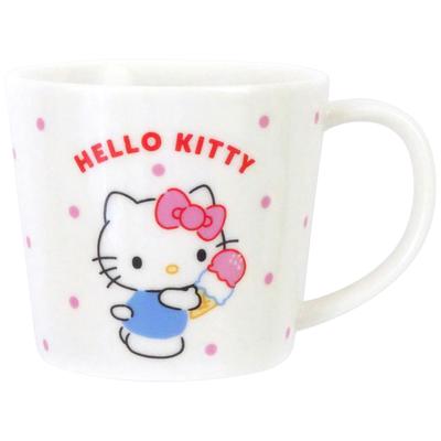 Кружка Sanrio "Hello Kitty" для микроволновой печи и посудомоечной машины, средняя, прибл. 335120. 280 мл, Безопасный, Персонажи, и Точки, Япония,