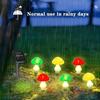 RGB Solar Mushroom Light Solar Garden Stake Light 8 Modes Waterproof Mushroom Solar Light For Garden Landscape Christmas Decor
