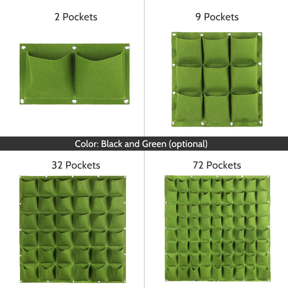 Plants Grow Bags Wall Mount Planter for Yard Garden Home Decoration Plant Protector