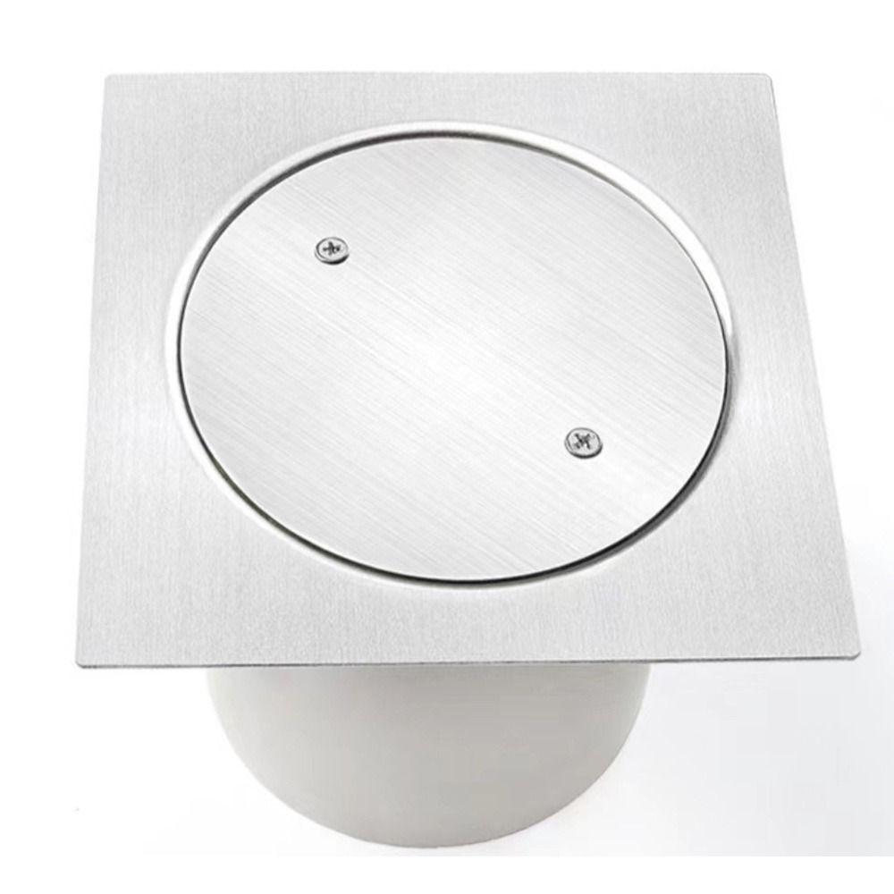 Stainless Steel Shower Floor Drain with Cleaning Port Drainage Port  Ground Drainage