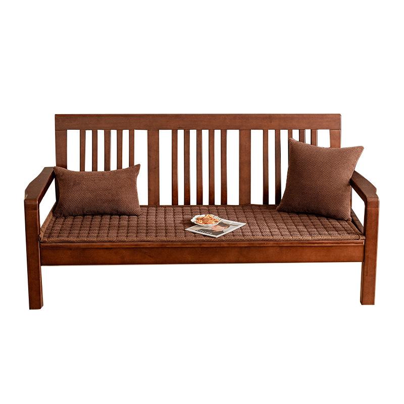 Thickened Corduroy Solid Wood Sofa Cushion, Autumn and Winter Anti Slip Mahogany Sofa Cushion, New Seat Cushion