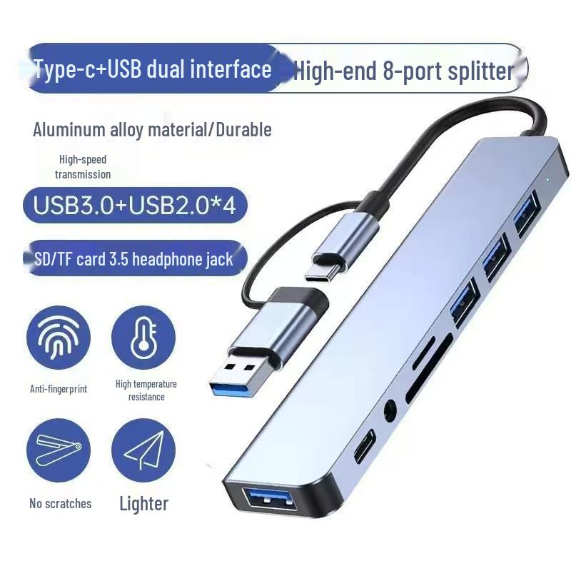 USB-C концентратор и кардридер для планшета, MacBook, ноутбука, клавиатуры, мыши