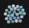 5 MM Round Beautiful Multi Color Opal, AAA Top Quality Natural Ethiopian Opal Cabochon Lot, Welo Opal Making Jewelry.