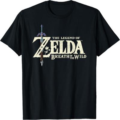 Официальная футболка с логотипом игры Nintendo Zelda Breath of the Wild