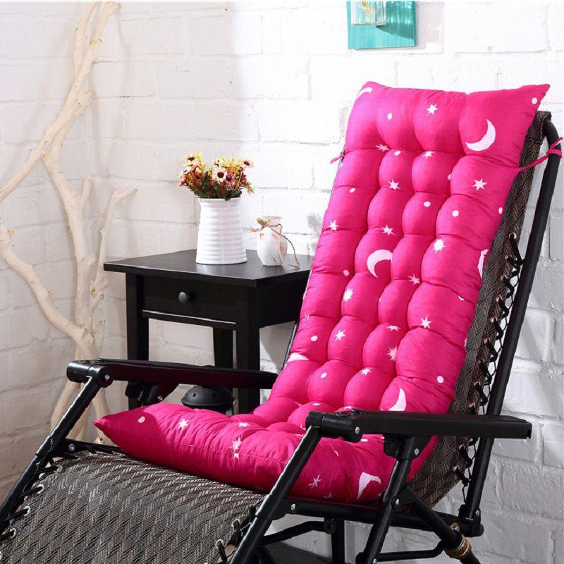 Толстая мягкая подушка для спинки шезлонга для патио для садовых кресел-качалок и скамеек