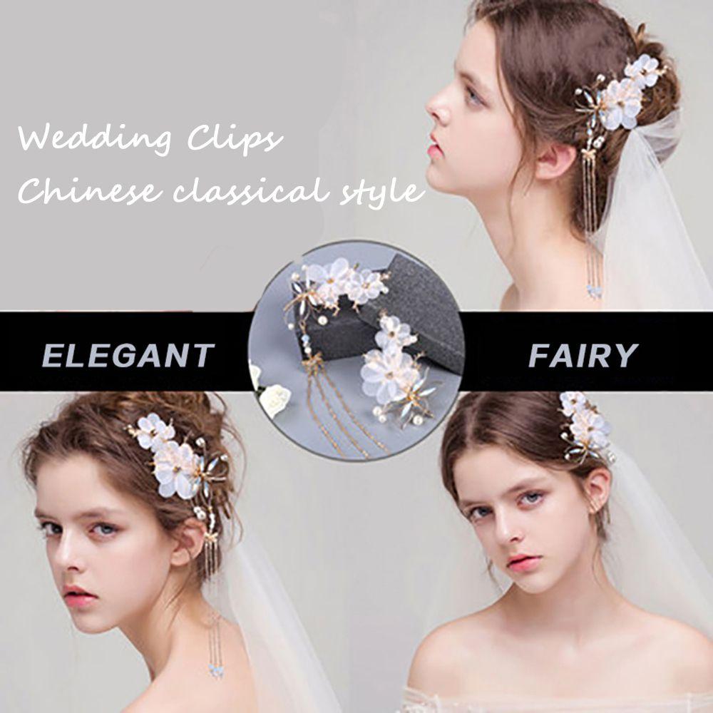 Аксессуары для волос Элегантная стрекоза ХАНФУ Китайские традиционные заколки для волос Кисточка Шпилька Головной убор