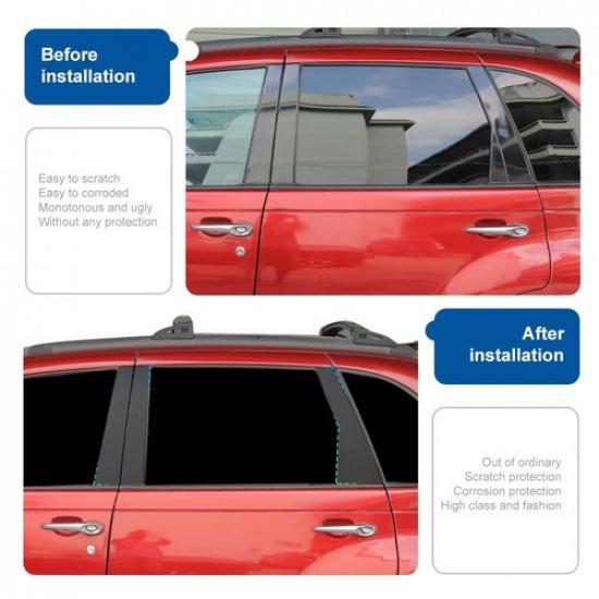 Наклейка на стойку окна из углеродного волокна для Chrysler PT Cruiser 05+