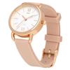 [Fieldwork] Women's Watch Analog Silicone Band Nickel Free Pink NF Melvi YM090-3