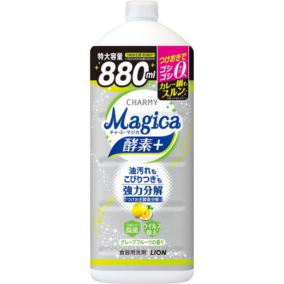 CHARMY Magica Charmy Magica Средство для мытья посуды с ароматом грейпфрута, большой размер сменного блока [большая емкость] Enzyme+ (плюс)