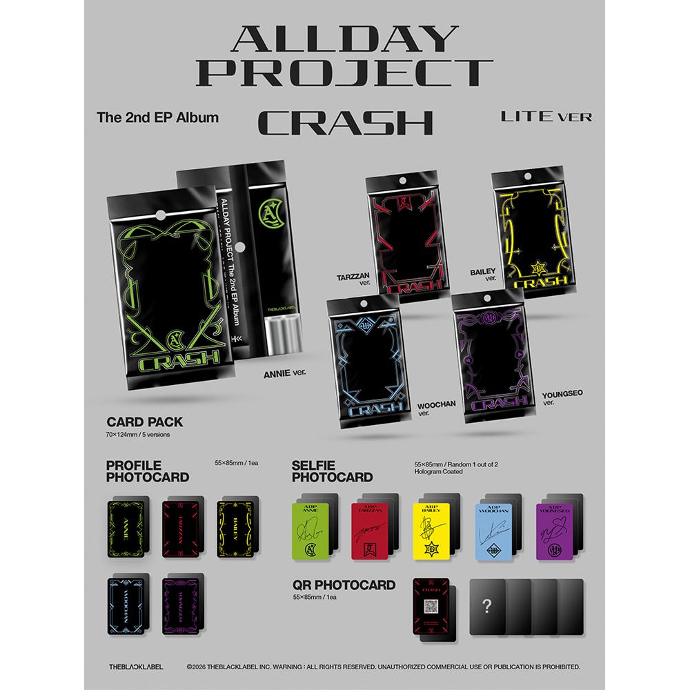 [Предзаказ] ALLDAY PROJECT - CRASH (Облегченная версия)